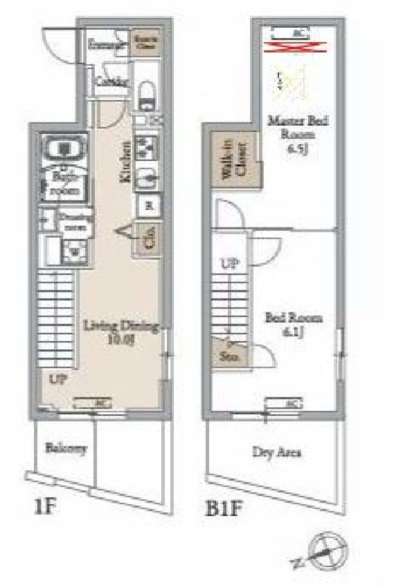 Livegeonakamurabashi 間取り