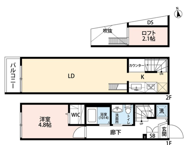 エクセラン旭町 間取り