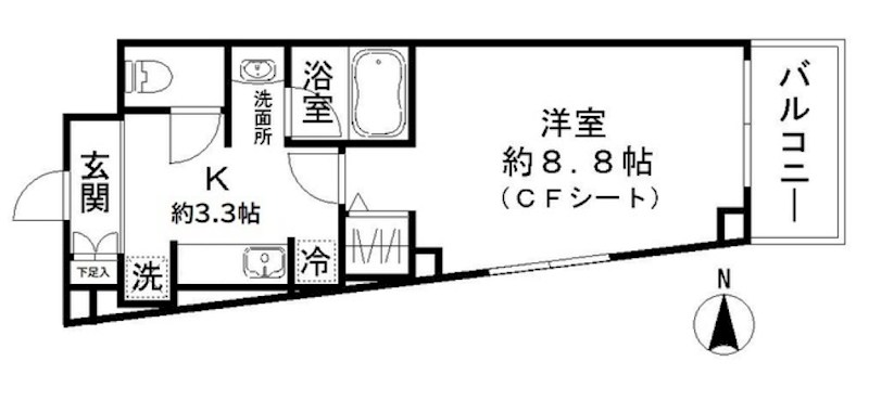 ホワイトカウンティ富士見台 間取り