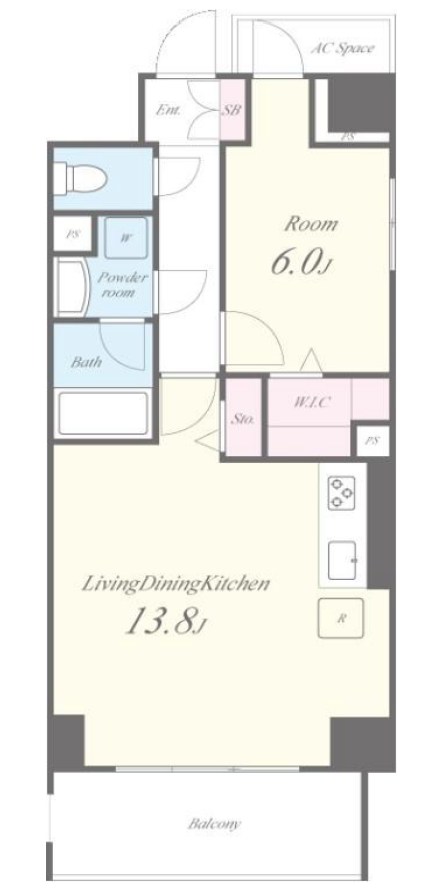 フルール・ラ・メール 間取り図