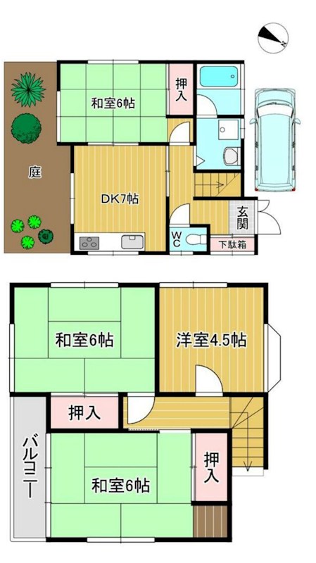練馬区春日町２丁目貸家 間取り