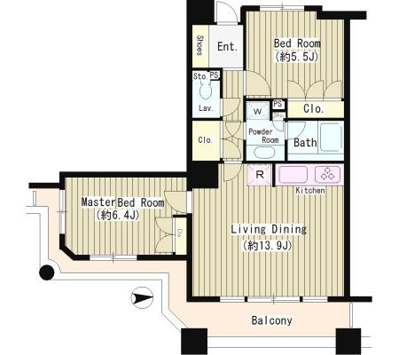 石神井公園ピアレス・ザ・タワー 間取り