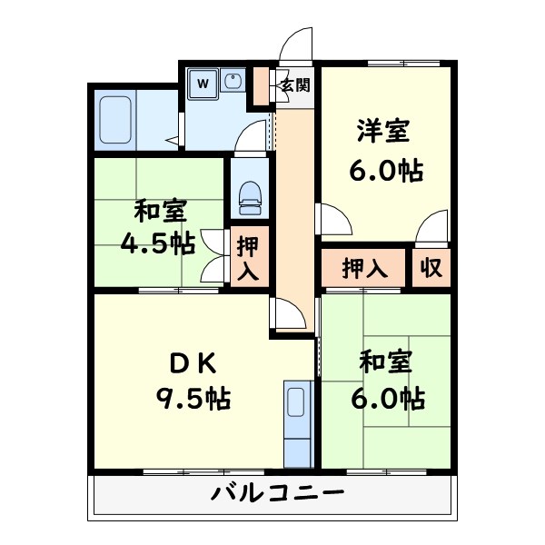 メゾン・ド・ゼフィールⅠ 間取り