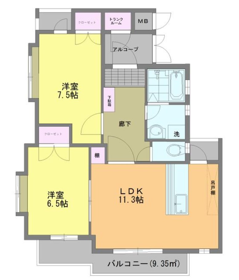 五十嵐ハイツ 間取り