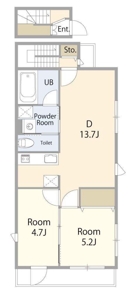 Desafio K(デサフィオ　ケー） 間取り