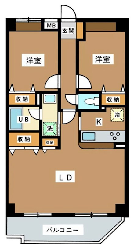 ボヌール高松 間取り