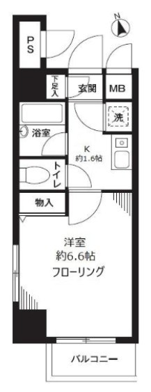 フォロス中村橋 間取り