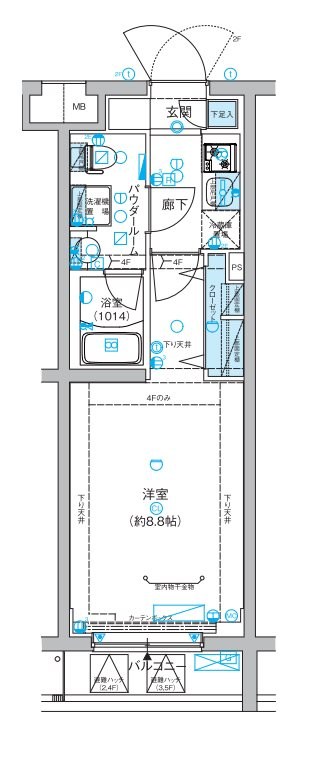 メインステージ富士見台 間取り