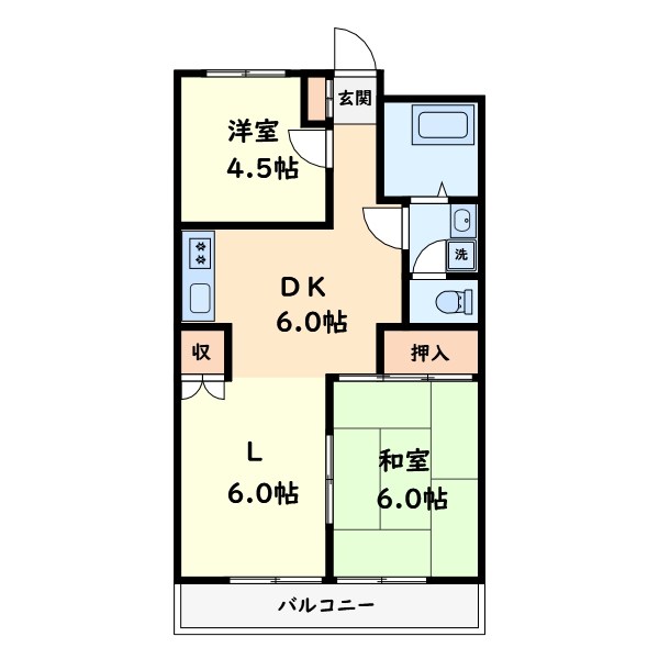 錦サカエマンション 間取り