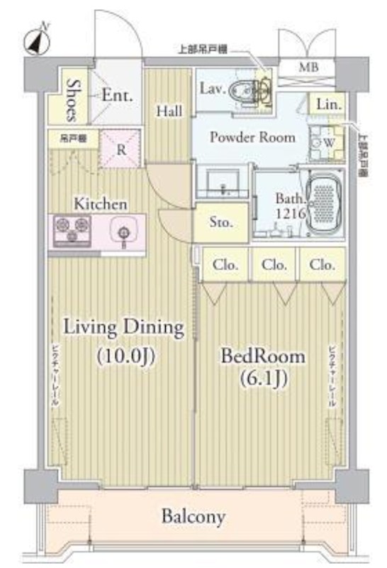 アンソレイユ氷川台 間取り