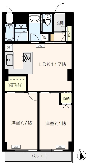 桜台サンライトマンション 間取り