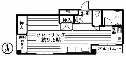 エメラルドマンション１ 間取り
