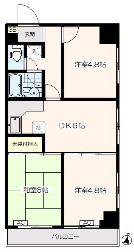 ゴールドパレス豊玉 間取り