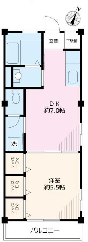 ヴィラ練馬富士見台 間取り