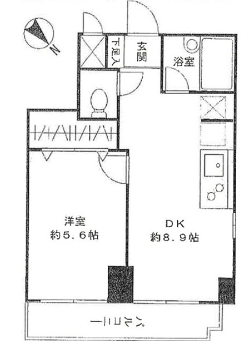 オリンピックマンション中村橋 間取り