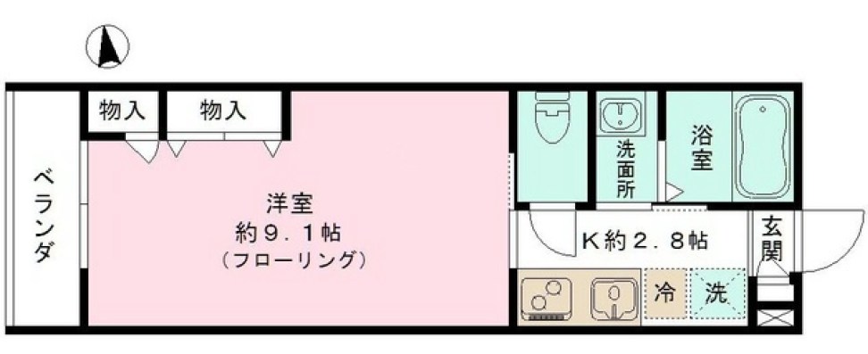Penn．Curtis 間取り