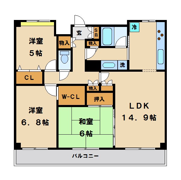 アソシエール練馬春日町 間取り
