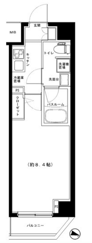 グランフォース豊島園AZ 間取り