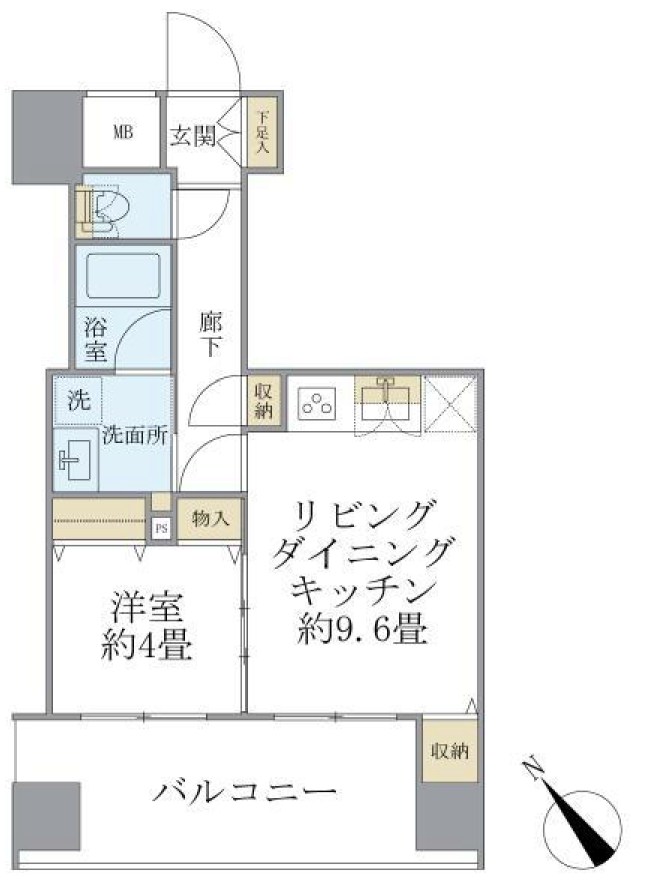 エミリブ東長崎 間取り