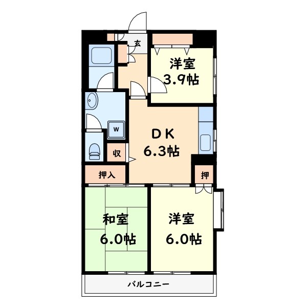 きんえいマンション 間取り