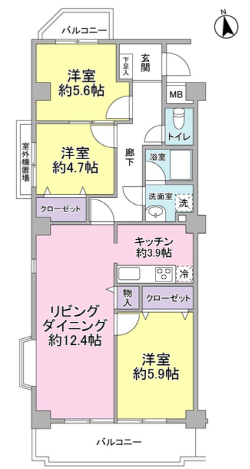 テラス鷺宮 間取り