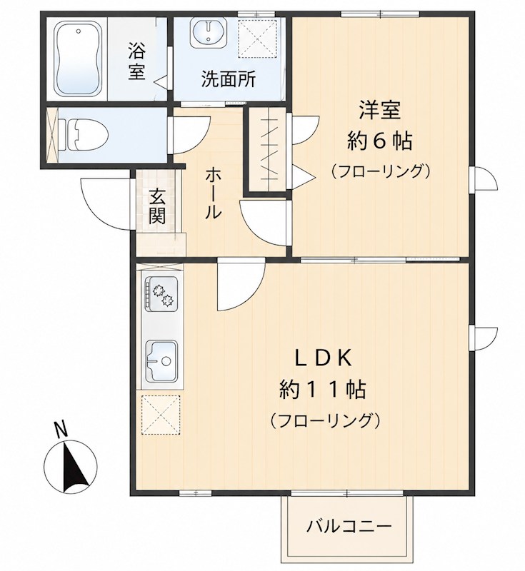 デザインメゾン鷺ノ宮 間取り