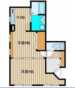 ロイヤルツセノ豊玉マンションⅡ 間取り