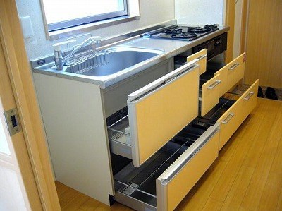 目黒区中町1丁目楽器可(防音・グランドピアノ・弦楽器・声楽)マンション キッチン