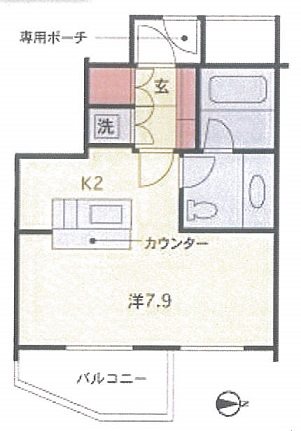 世田谷区赤堤1丁目楽器可(防音・グランドピアノ・弦・管楽器・声楽)マンション 間取り