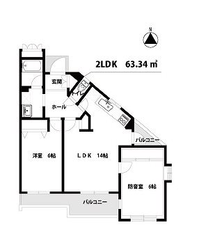 川崎市多摩区西生田3丁目楽器可(防音・グランドピアノ・弦・管楽器・声楽)マンション 間取り