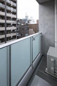 江東区永代１丁目楽器可(防音・24時間演奏・グランドピアノ・弦・管・打楽器・声楽・DTM)マンション ベランダ