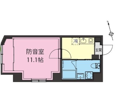 板橋区仲町楽器可(防音・ピアノ・弦管楽器・声楽)マンション 間取り