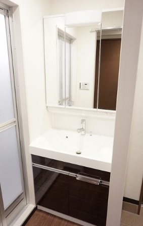 新宿区新宿5丁目楽器可(防音・グランドピアノ・弦・管楽器・声楽)マンション 洗面所