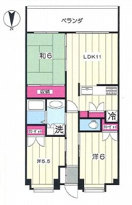 杉並区井草1丁目楽器可 (ピアノ・弦・管楽器)マンション 間取り