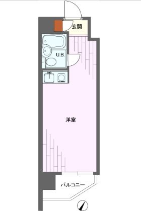 世田谷区上馬2丁目楽器可(ピアノ・弦楽器)マンション 間取り