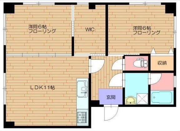練馬区小竹町1丁目楽器可（グランドピアノ・弦楽器）マンション 間取り