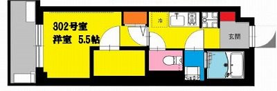 横浜市南区陸町1丁目楽器可(防音・ピアノ・弦管打楽器・声楽・DTM)マンション 間取り