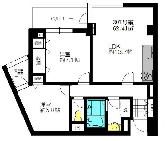 大田区田園調布本町楽器可(ピアノ・弦楽器)マンション 間取り