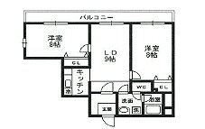 渋谷区笹塚2丁目楽器可(グランドピアノ・弦・管楽器・声楽)マンション 間取り