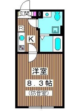 北区浮間3丁目楽器可(防音・24時間演奏・グランドピアノC3まで・弦管楽器・声楽)マンション 間取り