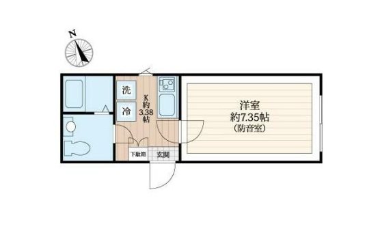 ラシクラス四谷 間取り