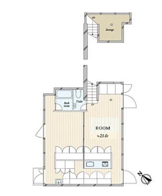 世田谷区成城8丁目楽器可(グランドピアノ)マンション 間取り