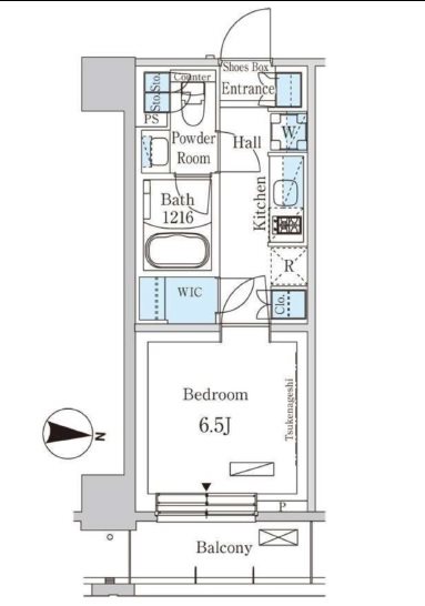 墨田区横川3丁目楽器可（ピアノ可）マンション 間取り