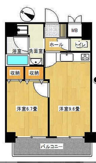 江戸川区南小岩8丁目楽器可（楽器可深夜早朝以外）マンション 間取り