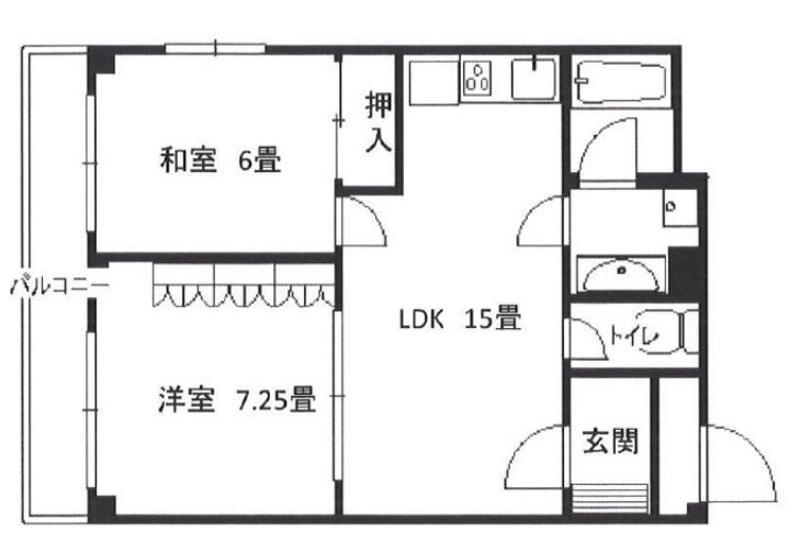世田谷区三軒茶屋1丁目楽器可（楽器種類相談可）マンション 間取り