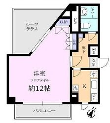 港区赤坂6丁目楽器可(防音・グランドピアノ・弦・管打楽器・声楽)マンション  間取り