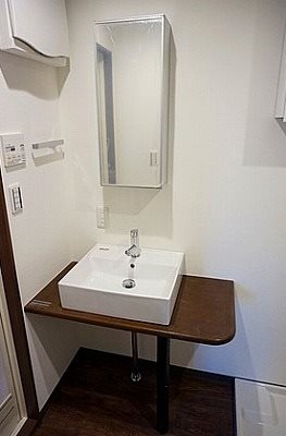 豊島区南大塚3丁目楽器可(防音・24時間演奏・ピアノ・弦・管楽器・声楽)マンション 洗面所