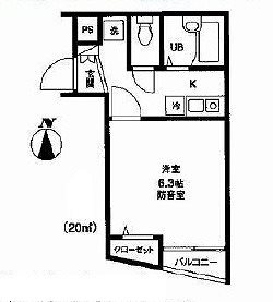 横浜市神奈川区大口楽器可(防音・24時間演奏・弦・管楽器・声楽)マンション 間取り