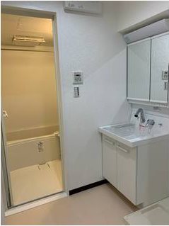西東京市芝久保町2丁目楽器可(防音・グランドピアノ・弦・管楽器・声楽)マンション 洗面所