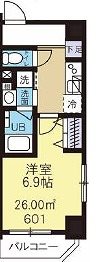 江戸川区東葛西6丁目楽器可(弦楽器・DTM)マンション 間取り